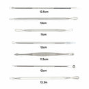 8Pcs/Set Trendy Blackhead Acne Pimple Blemish Extractor Remover Tools Best Kit