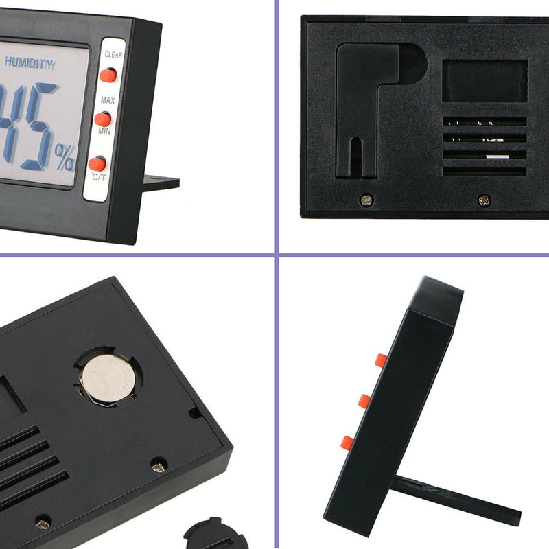 Mini Digital Thermometer Humidity Meter Room Car Temperature Hygrometer Tool