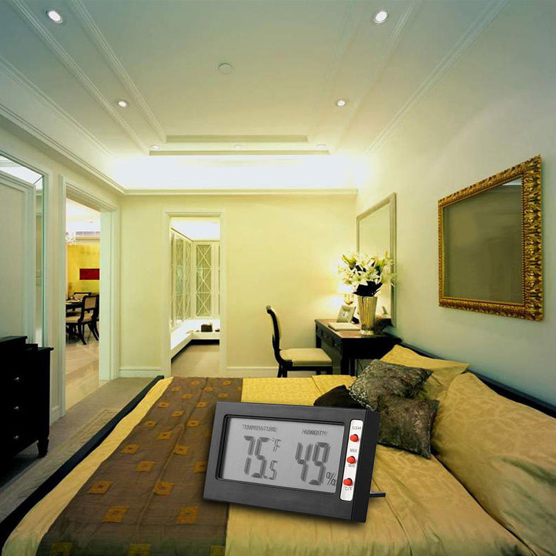 Mini Digital Thermometer Humidity Meter Room Car Temperature Hygrometer Tool