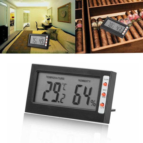 Mini Digital Thermometer Humidity Meter Room Car Temperature Hygrometer Tool