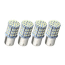 4X Pure White 1156 64 SMD Interior Car Turn Signal LED 1141 1003 Light Bulbs