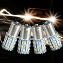 4 X 6000K White 64 SMD LED 1156 1141 1003 RV Camper Trailer Interior Light Bulb