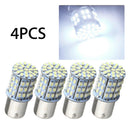 4 X 6000K White 64 SMD LED 1156 1141 1003 RV Camper Trailer Interior Light Bulb