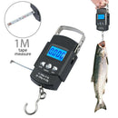 1x 110lb/50kg LCD Electronic Digital Fishing Hanging Hook Scale w/ Measuring Hot