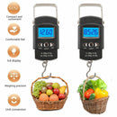 1x 110lb/50kg LCD Electronic Digital Fishing Hanging Hook Scale w/ Measuring Hot