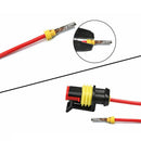26Sets 1-4 Pin Electrical Wire Connector Plug Set Waterproof Automotive Plug Kit
