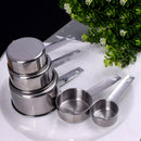 5pc Stainless Steel Kitchen Tool Set Measuring Cups Baking Spoons Tools Teaspoon