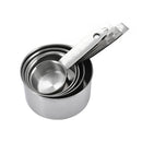5pc Stainless Steel Kitchen Tool Set Measuring Cups Baking Spoons Tools Teaspoon