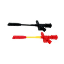 1Pair Insulated Quick Piercing Test Needle Hook Clips Multimeter Testing Probes