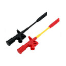 1Pair Insulated Quick Piercing Test Needle Hook Clips Multimeter Testing Probes