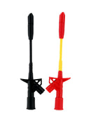 1Pair Insulated Quick Piercing Test Needle Hook Clips Multimeter Testing Probes