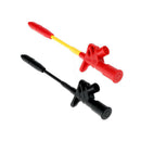 1Pair Insulated Quick Piercing Test Needle Hook Clips Multimeter Testing Probes