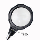LED Light Helping Hands Magnifier Station with Clamp and Alligator Clips-Hobby