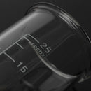 5X Low Form Glass Beaker 5 10 25 50 100ml Borosilicate Measuring Lab Glassware