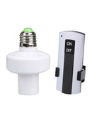 New E27 Screw Light Lamp Bulb Holder Cap Socket Switch Remote Controller
