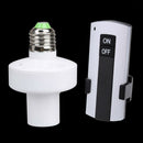 New E27 Screw Light Lamp Bulb Holder Cap Socket Switch Remote Controller