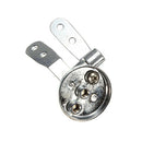 1 Set Toilet Seat Hinge With Fittings Mountings Chrome with Fittings