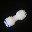 1/4 inch OD Tube push fit straight quick connect for water purifiers