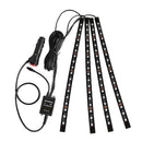 72-LED Car Charge Interior Accessories Floor Decorative Atmosphere Lamp Light