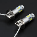 2pcs H3 50W LED Fog Light Bulbs Driving Lamp White High Power Practical