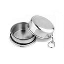 1 PC Stainless Steel Folding Collapsible Telescopic Cup Fashion New