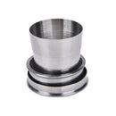 1x Stainless Steel Portable Folding Telescopic Collapsible Travel Cup Durable
