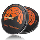 Alloy Magnetic Stove Flue Pipe Thermometer - Temperature Gauge For Wood Burner