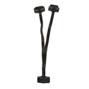 1 PC 16 pin OBD2 Splitter Extension Cable Male to Dual Female New Black Best