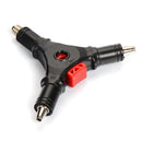 Manual Rotary Flaring Durable Coaxial Cable F Video Connector High Quality