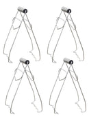 4pcs Stainless Steel Hot Bowl Clip Holder Steamer Tongs Kitchen Clamp Indoor