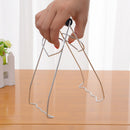 4pcs Stainless Steel Hot Bowl Clip Holder Steamer Tongs Kitchen Clamp Indoor