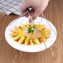 4pcs Stainless Steel Hot Bowl Clip Holder Steamer Tongs Kitchen Clamp Indoor
