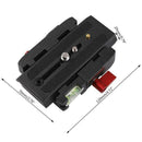 Aluminum Quick Release Plate P200 Clamp Adapter For Manfrotto Camera Tripod Kit