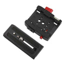 Aluminum Quick Release Plate P200 Clamp Adapter For Manfrotto Camera Tripod Kit