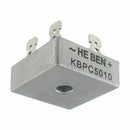 4X 1000V 50A Metal Case Single Phase Diode Bridge Rectifier KBPC5010 Heavy Duty
