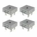 4X 1000V 50A Metal Case Single Phase Diode Bridge Rectifier KBPC5010 Heavy Duty