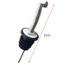 6X Stainless Steel Liquor Spirit Pourer Flow Wine Bottle Pour Spout Stopper Cap
