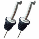 6X Stainless Steel Liquor Spirit Pourer Flow Wine Bottle Pour Spout Stopper Cap
