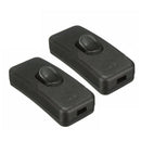 10Pcs ON/OFF Button Table Lamp Desk Bed Light Cord Switch Black Newest Useful