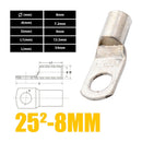 12x 3AWG SC25-8 Copper Electrical Cable Lugs 25-8mm Terminals Connector zxc vbn