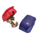 2*Quick Release Battery Clamp Connectors Quick Disconnect Terminal Red Blue New