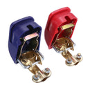 2*Quick Release Battery Clamp Connectors Quick Disconnect Terminal Red Blue New