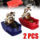 2Pcs Car Battery Terminal Connector Clamps Switch 12V Auto Quick Release New Hot