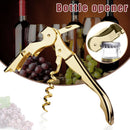 Corkscrew Doubled Hinged Waiters Wine Key Bottle Opener with Foil Cutter