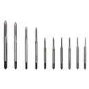 10Pcs/Set Mini M1-M3.5 High Speed Steel Metric Thread Screw Tap Tool