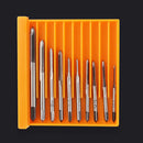 10Pcs/Set Mini M1-M3.5 High Speed Steel Metric Thread Screw Tap Tool