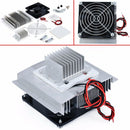 12V Thermoelectric Peltier Refrigeration Cooling Cooler Fan System Heatsink Set