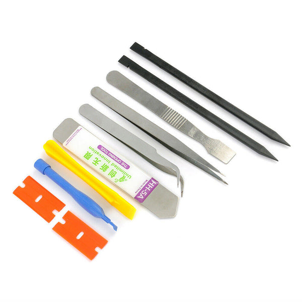 Cell Phone Repair Opening Pry Disassemble Tools Set Spudger Tweezers Kit New