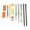 Cell Phone Repair Opening Pry Disassemble Tools Set Spudger Tweezers Kit New
