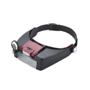 10x Magnifying Glass Lens LED Lamp Head Visor Loupe Headband Magnifier